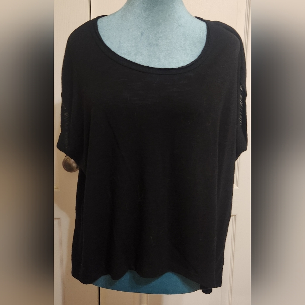 Classic Black Short Sleeve Women's Tee